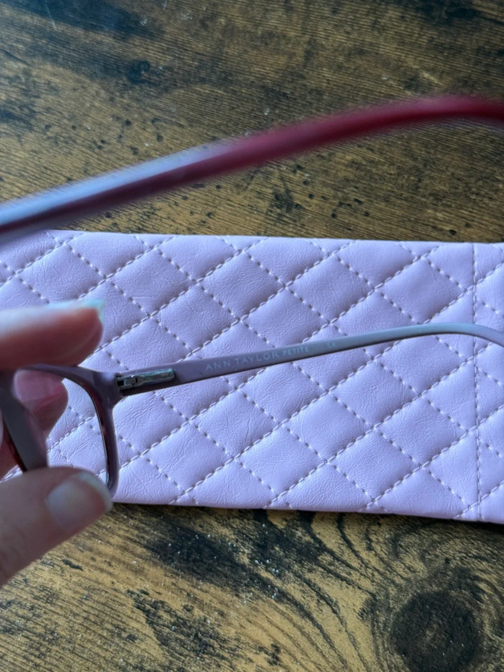 Ann Taylor protective pink